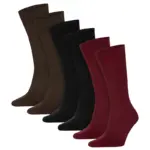 Набір класичних шкарпеток Minimalist Style (6 пар) — Темні базові кольори, висока бавовна Набір шкарпеток Minimalist Style 6 пар