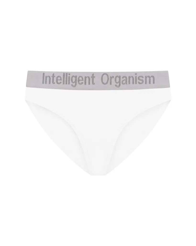 Жіночі білі сліпи з бавовни — вид спереду — Intelligent Organism