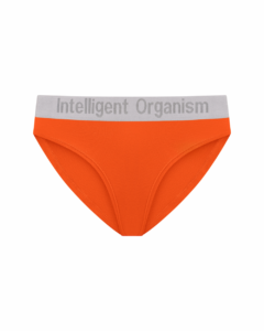 Жіночі помаранчеві сліпи з бавовни — вид спереду — Intelligent Organism