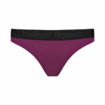 Жіночі сливові стрінги з бавовни