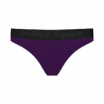 Жіночі темно-фіолетові стрінги з бавовни