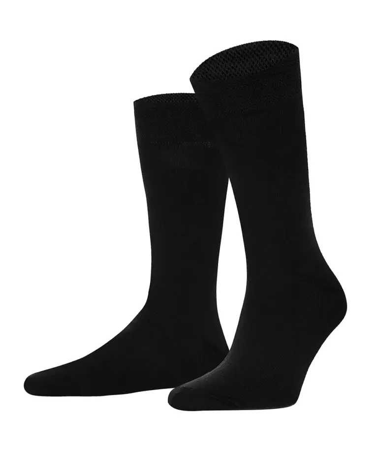 Високі шкарпетки Intelligent Organism, колір чорний, фронтальний вигляд