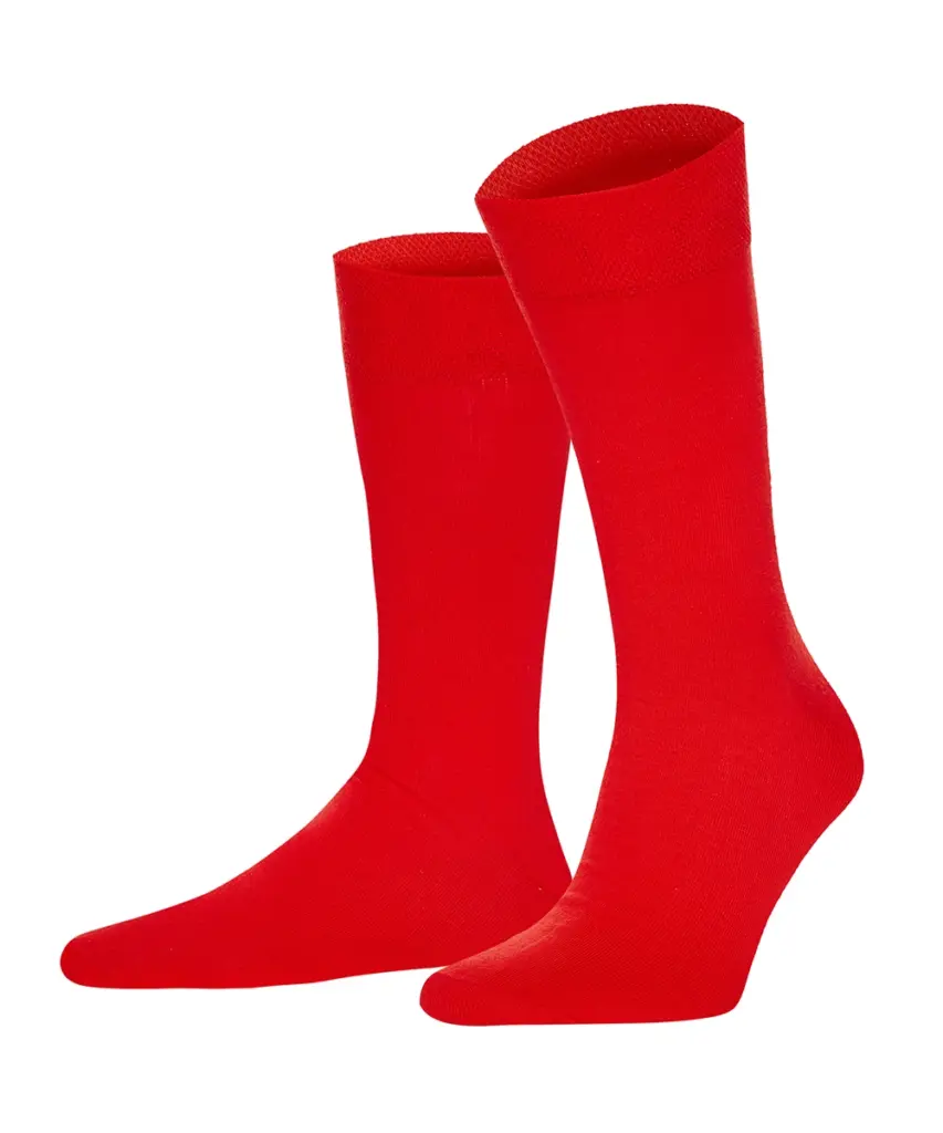 Високі шкарпетки Intelligent Organism, яскраво-червоні, фронтальний вигляд