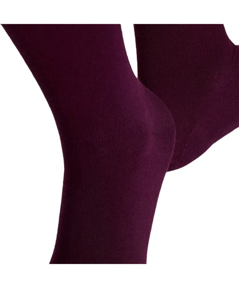 Високі шкарпетки Intelligent Organism, колір бордові, детальний ракурс