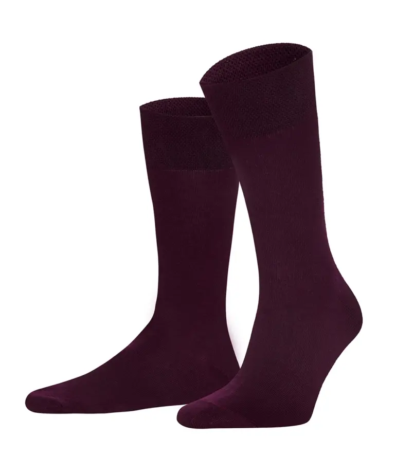 Високі шкарпетки Intelligent Organism, колір бордові, фронтальний вигляд