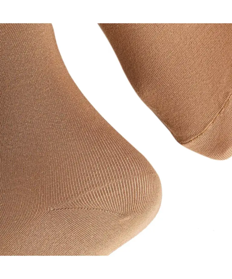 Високі шкарпетки Intelligent Organism, колір кавові, детальний ракурс