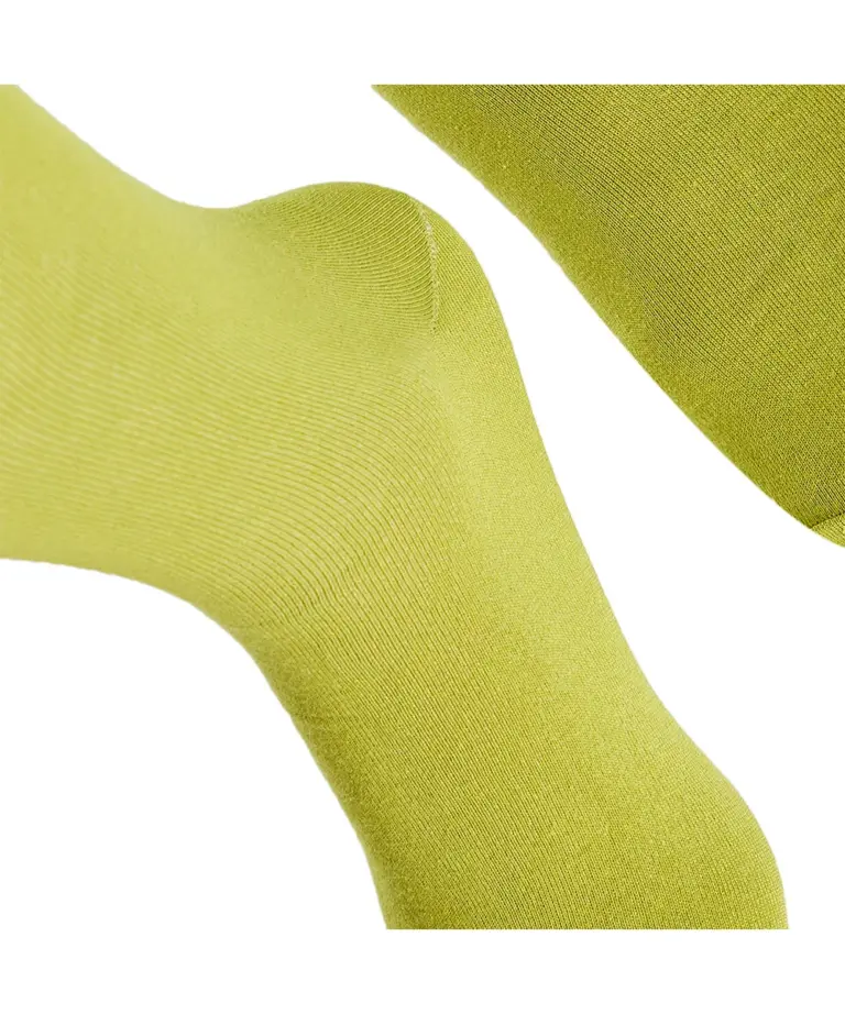 Високі шкарпетки Intelligent Organism, колір салатові, детальний ракурс