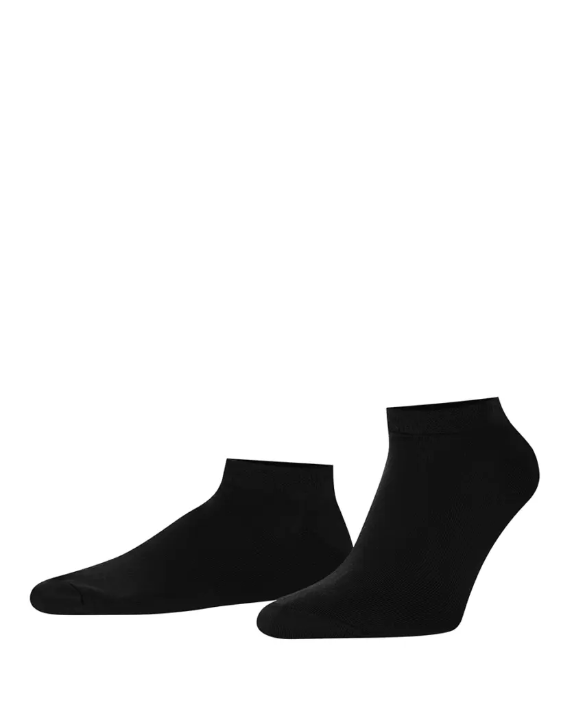 Короткі спортивні шкарпетки Intelligent Organism, чорні, фронтальний вигляд