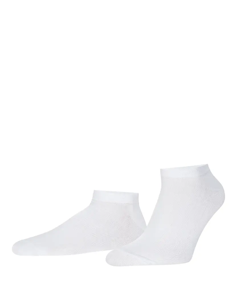 Короткі спортивні шкарпетки Intelligent Organism, білі, фронтальний вигляд